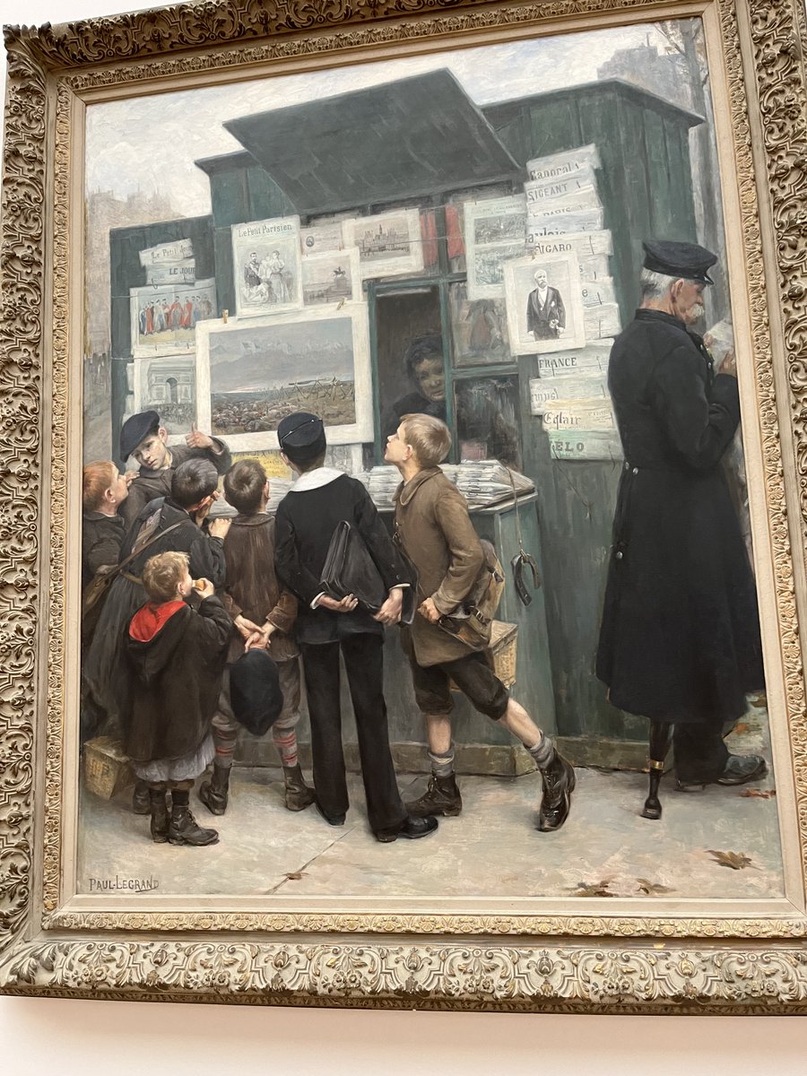 enoitan's tweet photo. A #Nantes, j'ai revu le Musée d'Arts, splendidement modernisé, et quelques images obsédantes: le chiffonnier de #Raffaëlli, Jacques Bizet par #Delaunay, Devant "Le Rêve" de #Detaille par #Legrand, et bien sûr Courbet et La Tour. https://t.co/s5o9SNybWW