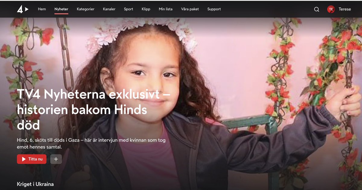 Timmarna med Hind. Vi har mött larmoperatörerna Rana och Nisreen som talade med Hind. tv4play.se/klipp/796c26eb…