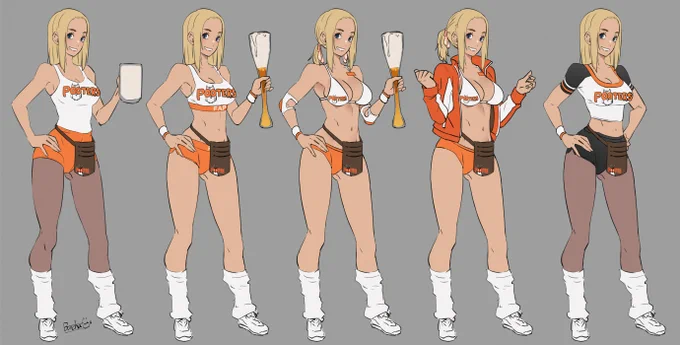 HOOTERSの衣装ですね。間違いない… 