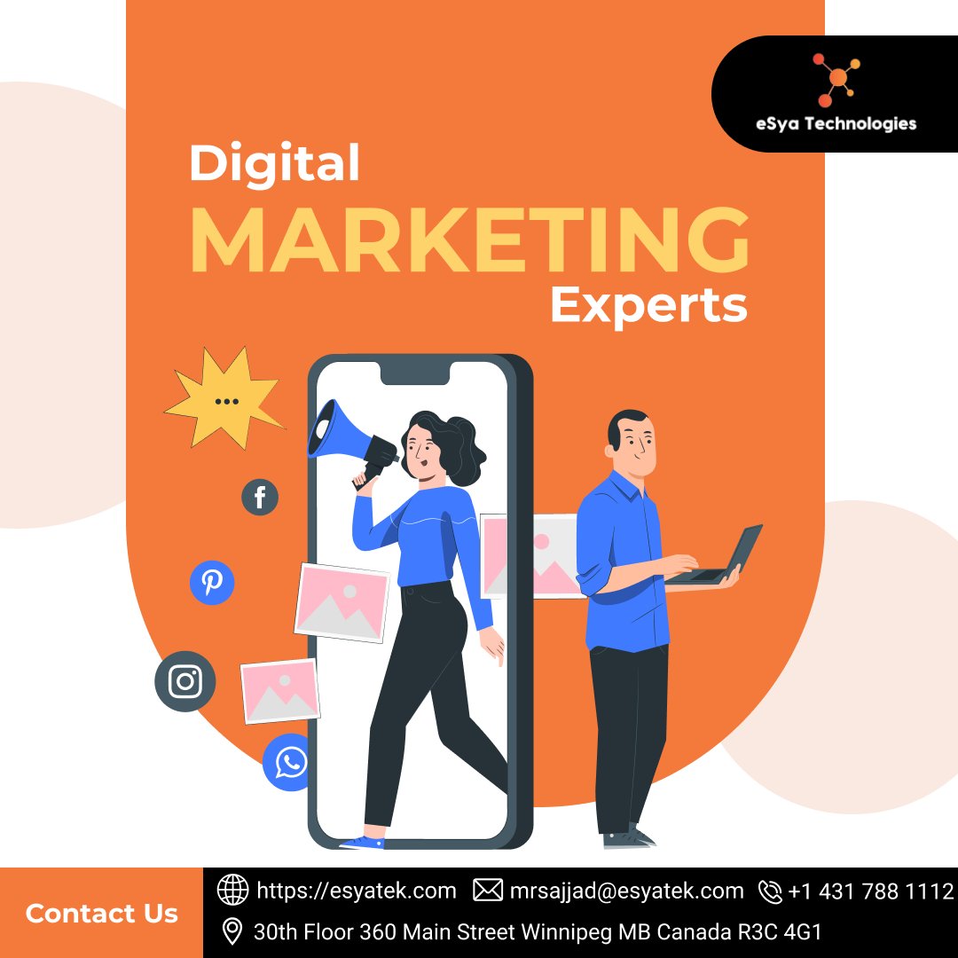 esyateck's tweet photo. 🌟📢eSyatek's innovative digital marketing solutions are designed to propel your business forward in today's competitive market!
🌐https://t.co/VOZ5FerHYD

#eSyaTechSolutions #eSyaTechnologies #LocalSEO #DigitalMarketing #SocialMediaMarketing #SEO #SEM #PPC #Winnipeg #Canada https://t.co/Dxl0MO1Efo