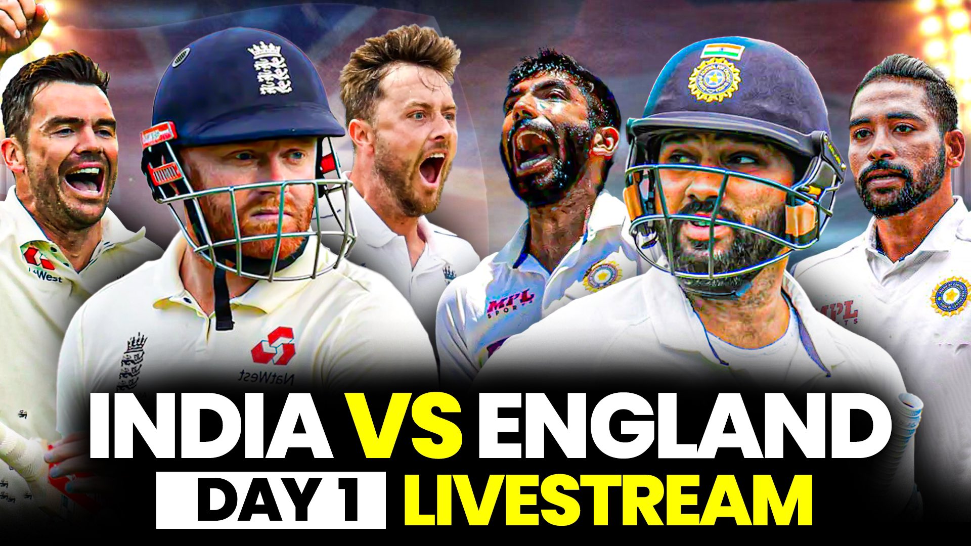 India v england stream clearance