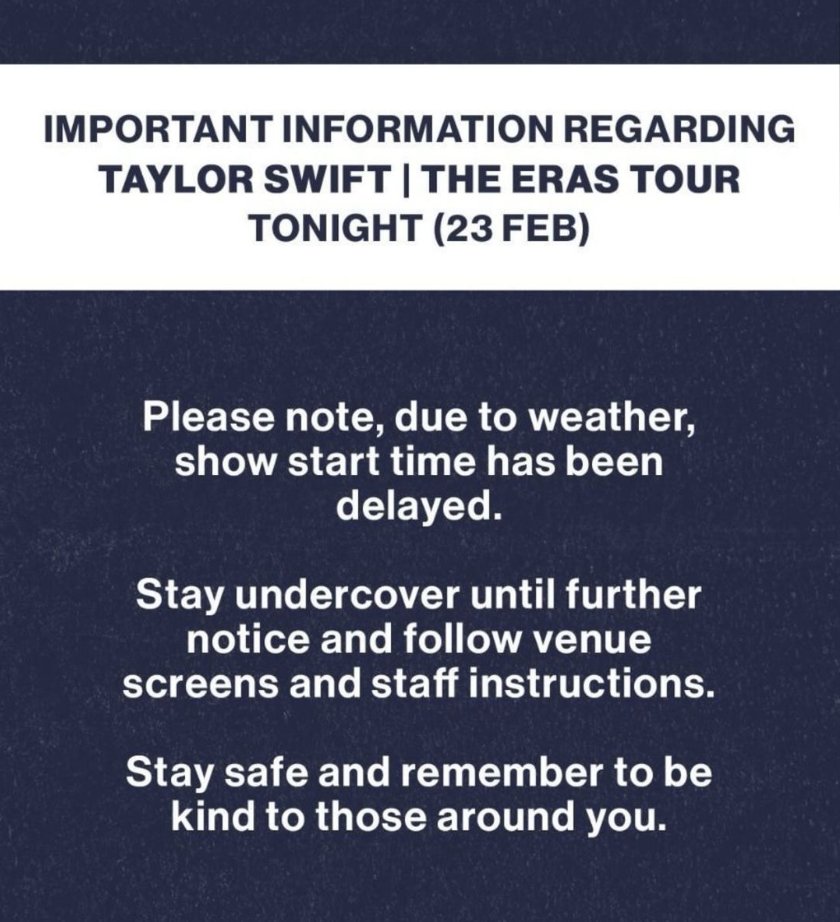 Accor Stadium (@accorstadium) on Twitter photo #SydneyTSTheErasTour #SydneyTSTheErasTour