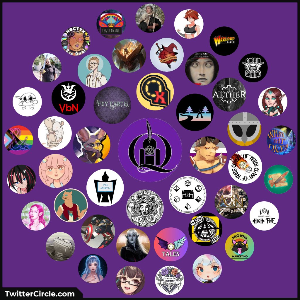 QuillOfDamocles's tweet photo. Hello #ttrpgfamily! It's #followfriday!

Make sure to check out these awesome peeps and drop a follow...and consider following me too, if you'd be so kind! :D

C1: 
@emblem_trove
@greedygorgon
@vesmiryn
@GrimmRayne
@FeyEarth
@QuestKeep
@joe_wojo
@dArtagnanDnD https://t.co/YUUWDfKhly