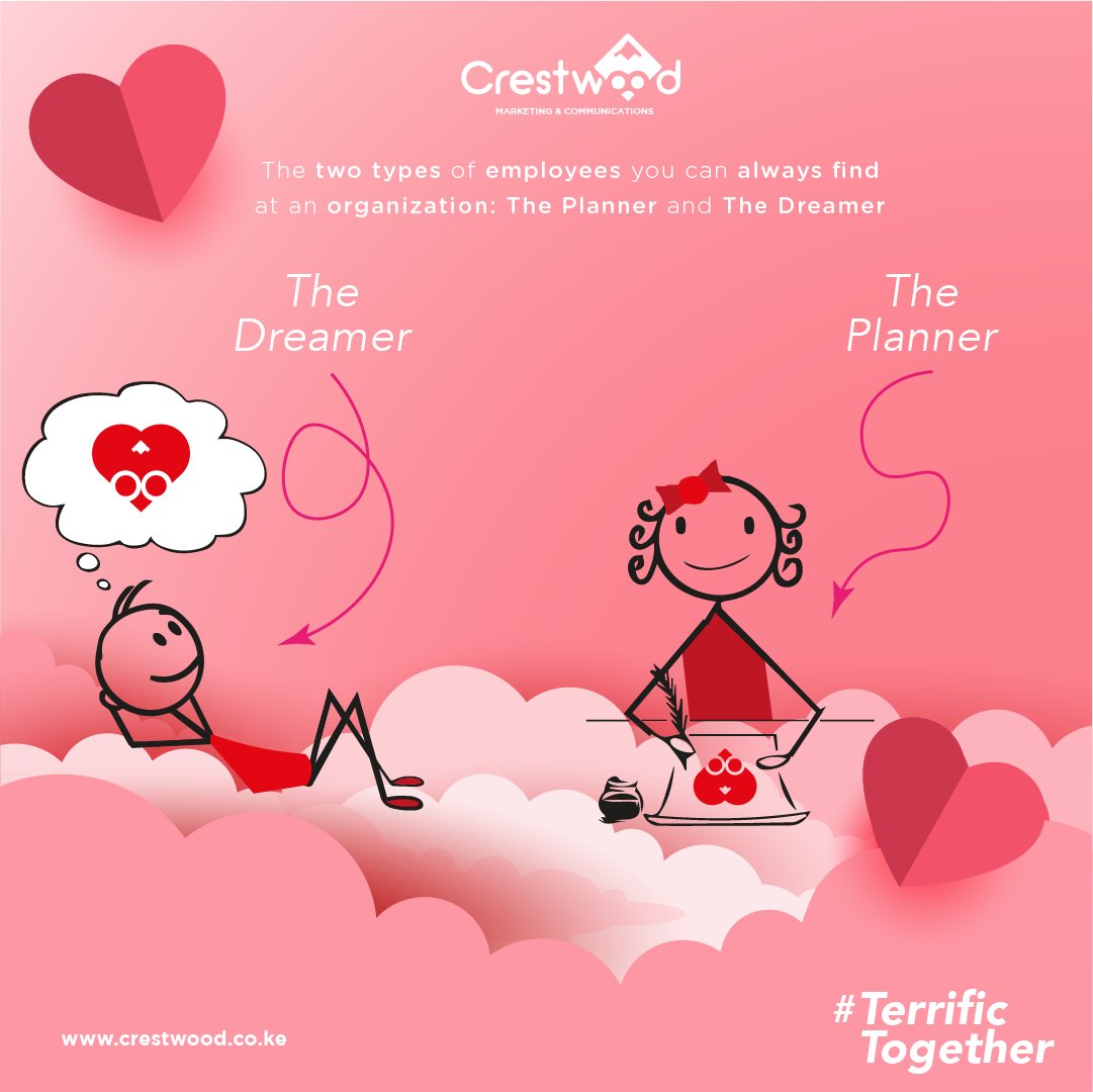 Are you a planner or dreamer? A Planner is organized and methodical, and a Dreamer is a visionary and idea generator.

Together, while at an organization they turn ideas into reality, orchestrating campaigns that captivate and inspire. They are #TERRIFICTOGETHER

Because at…