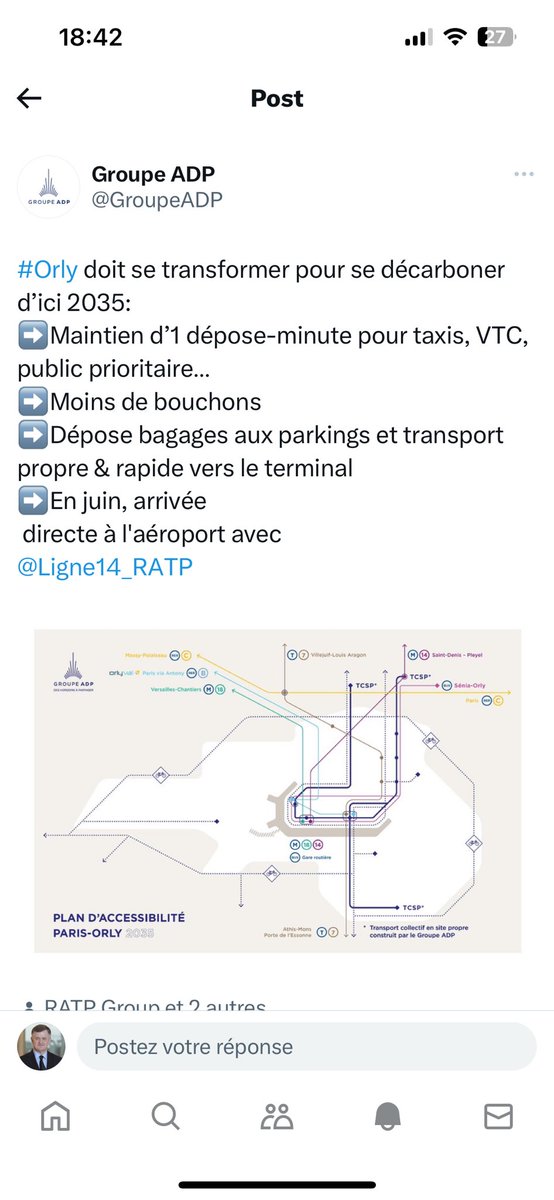 @renaudbellville @GroupeADP Il n’a jamais été question de supprimer la dépose minute . La rédaction du Parisien persiste ce matin dans son erreur malgré nos rectifications d hier .