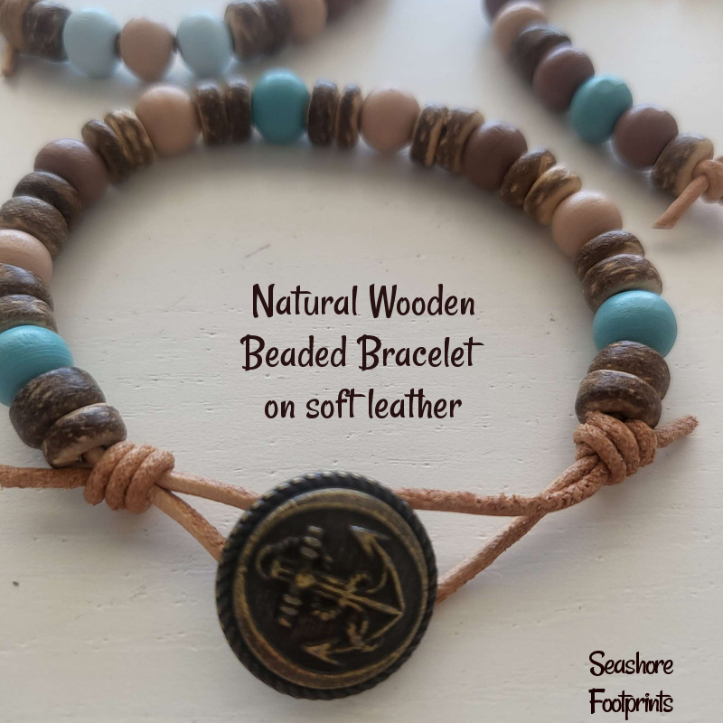 Loving this gorgeous wooden beaded bracelet, adding a touch of natural beauty to any outfit

Hand crafted from soft leather it features an easy-to-use anchor buckle for a simple secure fastening

#handmade #handmadebracelet 
#mhhsbd #jewellerycreation 

wix.to/RywKfJq