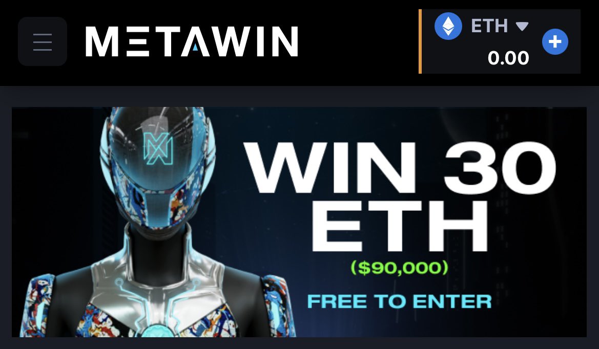 GIVEAWAY! 🚀⏰

12 hours until our 30 $ETH ($89,000) sweepstakes draws on metawin.com

We are GIVING AWAY $200 in $ETH to 1 person who Likes ❤️, RTs &amp; Comments what they would do w/ 30 $ETH! GO!!