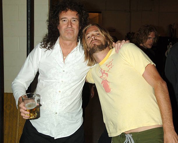 With #TaylorHawkins 
#DrSirBrianMay #FooFighters