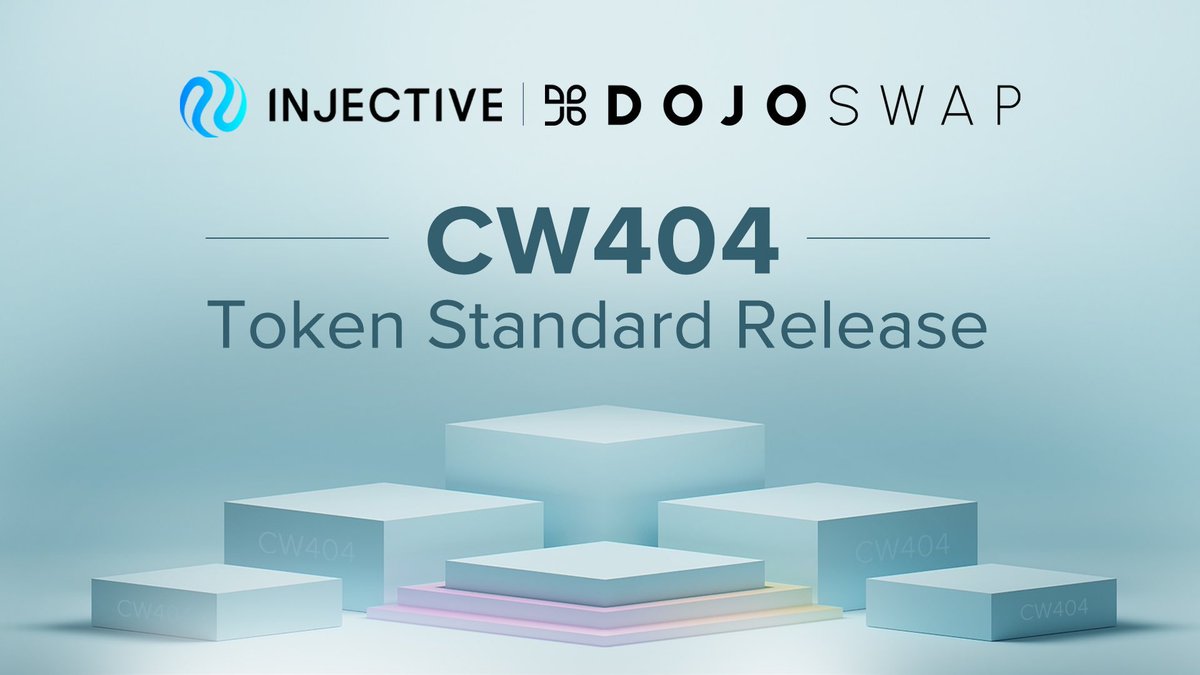 1/ Injective today is releasing the CW404 standard in collaboration with @Dojo_Swap 

CW404 brings the massively popular ERC-404 standard to the fastest blockchain with the lowest fees, scaling fractional NFT standards to entirely new heights.