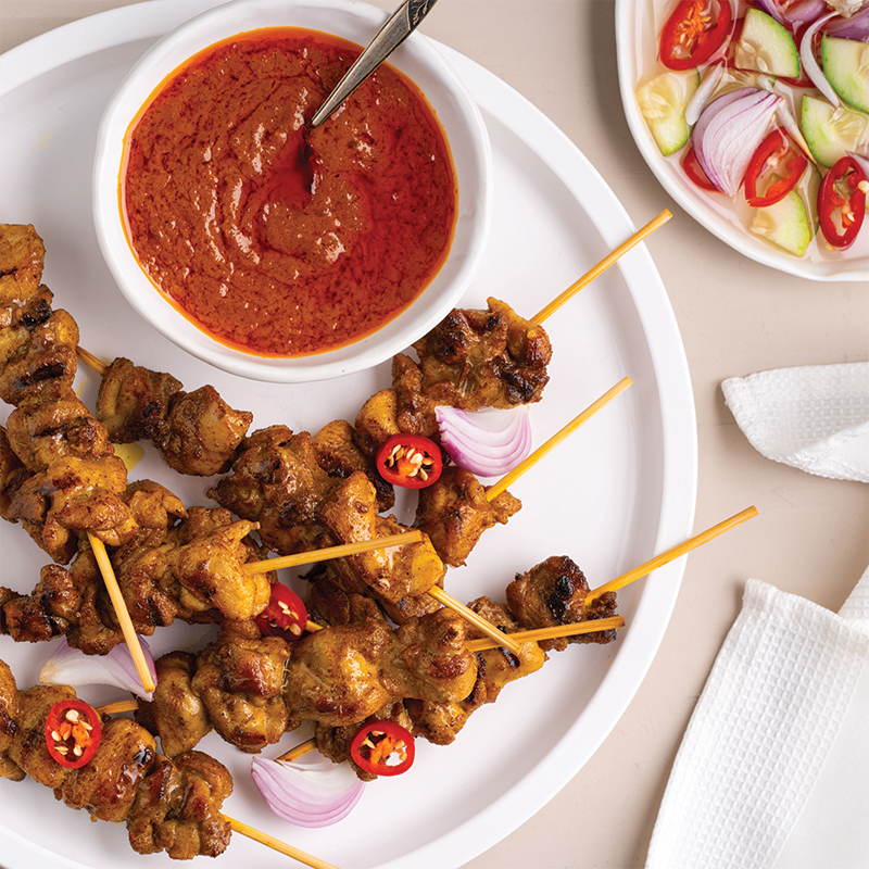 Traditional Thai Chicken Satay! Simple & Delicious! Recipe~>>durl.ca/3L7oz