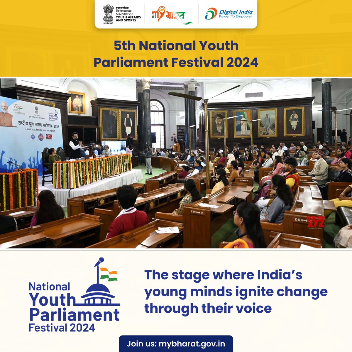 Witness the spark of the flame of change at the 5th National Youth Parliament Festival 2024 where India's brightest young minds passionately express their ideas and opinions on critical and relevant subjects of today.

#NYPF2024 #NationalYouthParliament #youth #india