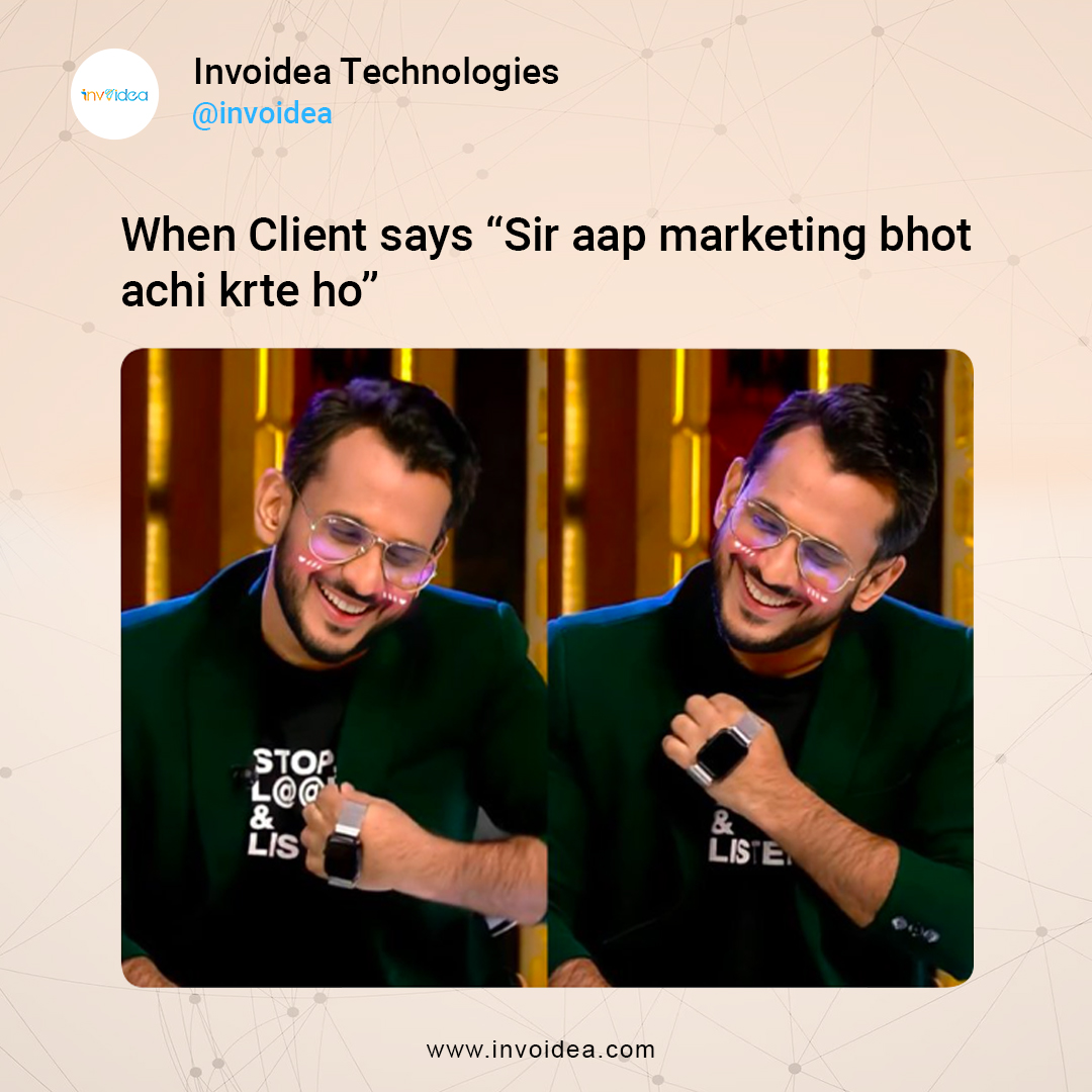 Ab itne bhi kuch khaas nhi 🥰😊😊
.
#invoidea #sharktank #sharktankS3 #digitalmarketing #socialmediamarketing #webdevelopment #funny #sharktankmemes