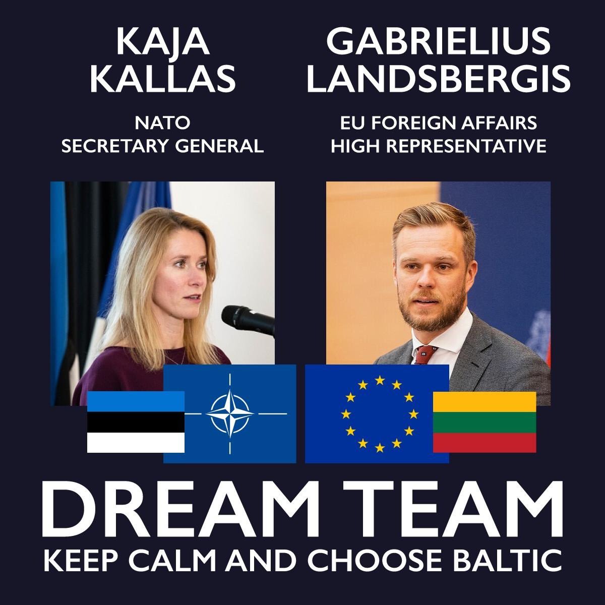 Many of you have asked why I’m pushing for <a href="/GLandsbergis/">Gabrielius Landsbergis🇱🇹</a> as EU HRVP &amp; <a href="/kajakallas/">Kaja Kallas</a> as NATO SecGen 

TLDR: they’re the best people for the jobs - and to ensure NATO &amp; the EU hold together &amp; have a bright  future we need our best in these positions.

I came back from #MSC2024 more