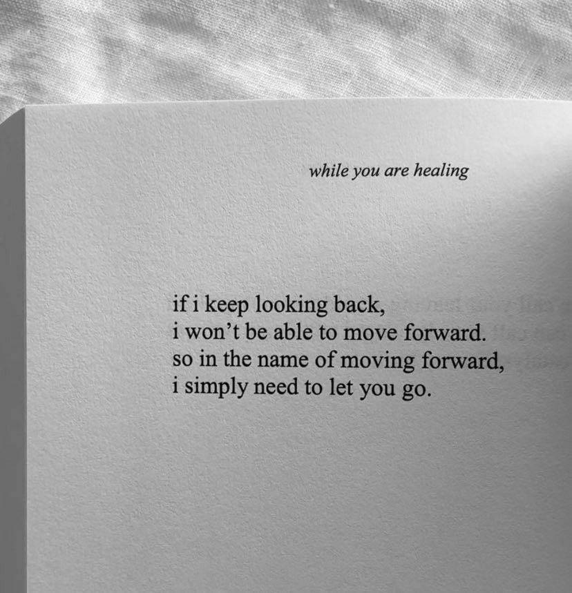 Daily Reminder: You have to move forward 💯