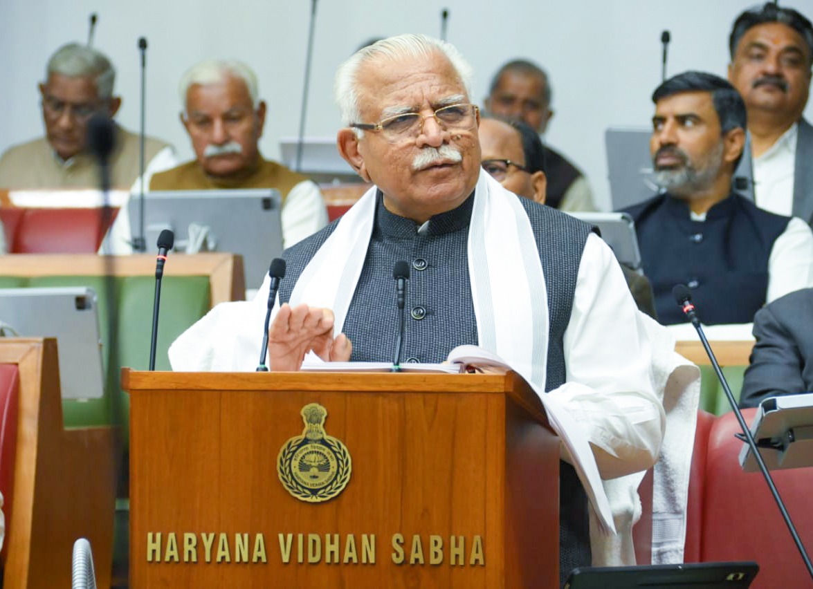 मुख्यमंत्री श्री @mlkhattar ने आज हरियाणा के चहुंमुखी विकास हेतु वित्त वर्ष 2024-25 के लिए ₹1 लाख 89 हज़ार 876 करोड़ का बजट पेश किया। इस साल कोई नया टैक्स प्रस्तावित नहीं किया गया है। #HaryanaBudget