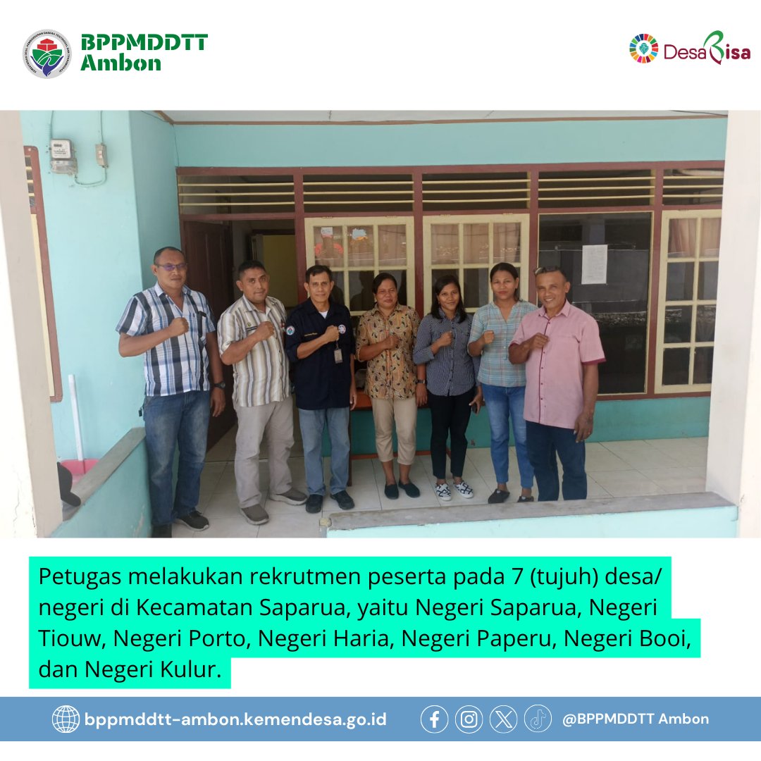 bppmd_ambon's tweet photo. Halo #sobatdesa #basudara semua!

Telah dilaksanakan Penjajakan untuk Pelatihan Perencanaan Pembangunan Partisipatif Angkatan III Tahun 2024. 

Simak informasi selengkapnya pada gambar, atau kunjungi kami di https://t.co/iPeYJiytMh https://t.co/vqoIhaP4HE