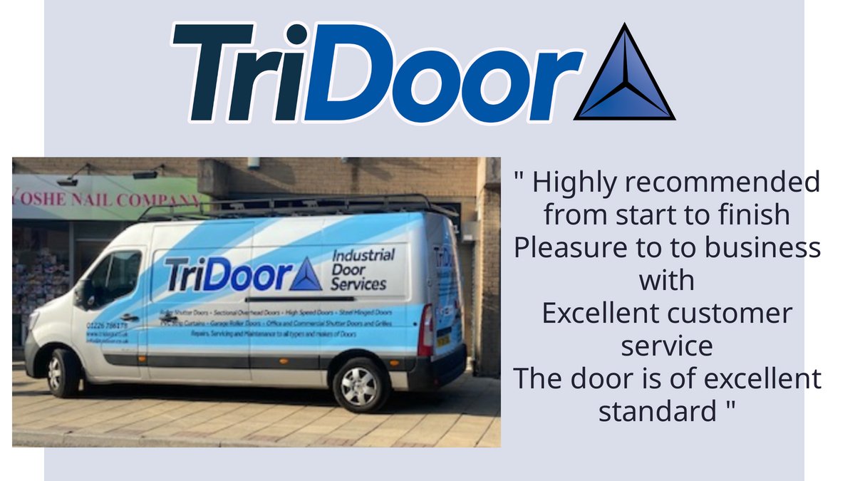 tridoor's tweet image. Your Trusted Choice for Reliability!🌟With a stellar 5⭐Google rating, we assure top-notch products &amp;amp; services, going above &amp;amp; beyond!
📞01226 786178 📩info@tridoor.co.uk 🌐rpb.li/D9Hzx
#TridoorReliability #TopQualityService #CustomerSatisfaction #IndustrialExcellence