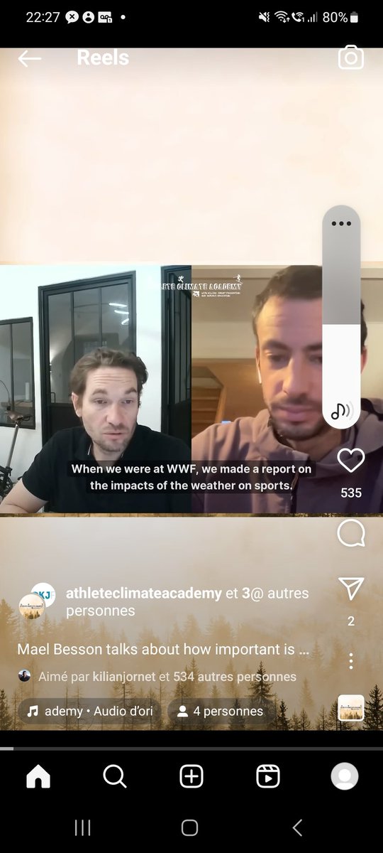 Toujours un plaisir d échanger avec <a href="/kilianj/">kilian jornet</a> surtout quand c est pour parler sport et environnement.  Encore merci instagram.com/stories/kilian…