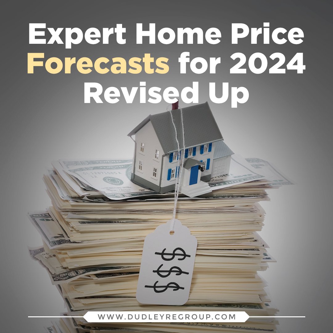Exciting news for homeowners and prospective buyers! Expert forecasts for 2024 home prices have been revised upward, indicating even more confidence in a rising market.

Read article: 👉 rb.gy/7h3as1 👈

#RealEstateForecast #HomePriceTrends #Pricing
