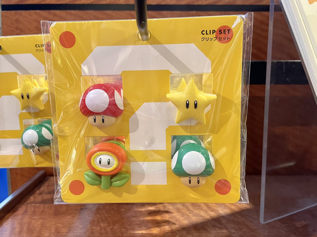 新作登場！ ・スーパーマリオ クリップセット 価格 2,000円 ・マリオ