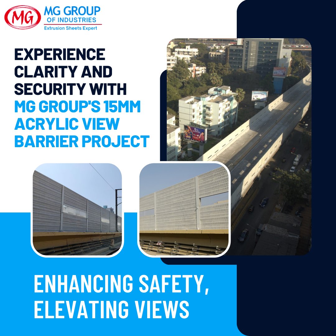 Step into the future with MG Group's 15mm Acrylic View Barrier Project. #ClearViewAhead #MGAcrylicBarrier #SafetyFirst
.
.
#MGGroupIndustries #InfrastructureInnovation #AcrylicView #RoadSafety #ElevatedViews #explorepage #follow #Like #share #bhfyp #insta #instagramtrends #viral