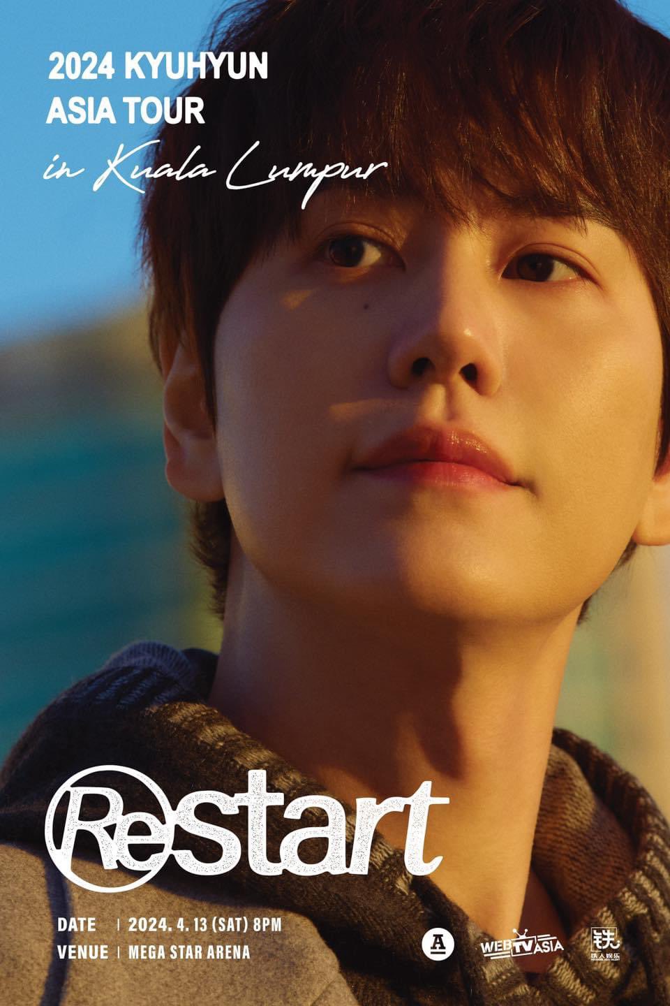 2024 KyuHyun's Asia Tour ‘RESTART’ in Kuala Lumpur (Tickets)