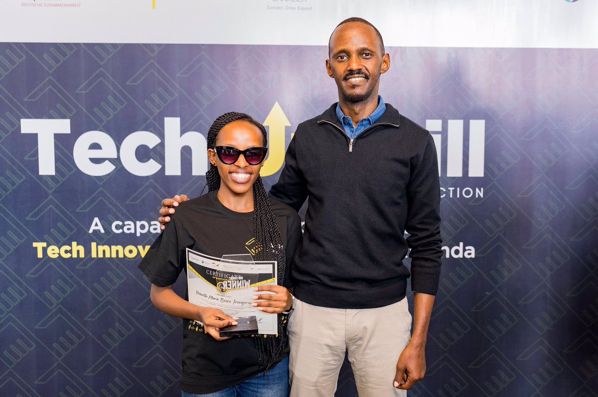 I__Nazareth's tweet image. It was delightful, Having earned a certificate from Tech Upskill Talent Detection, the third cohort Hackathon, Tech innovator, and Tech talents in Rwanda🇷🇼. @fablabrw @aipi_ict_rwanda #Techupskill @rwictchamber