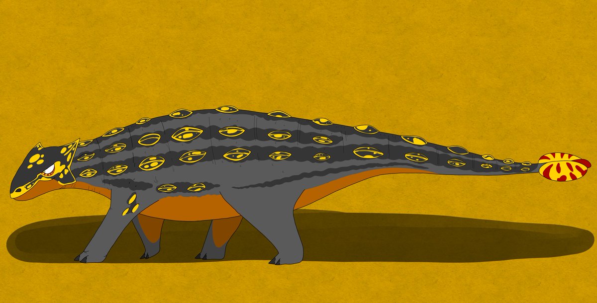 Just finished this Ankylosaurus.
#dinosaur #paleoart