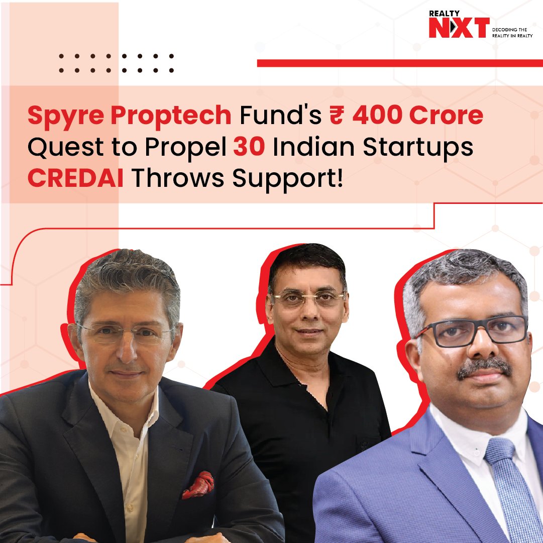 RealtyNXT's tweet image. #SpyreProptech Fund, backed by Venture Catalysts &amp;amp; NeoVon, aims for Rs 400 crore initially, with @CREDAINational&apos;s support. 

#RealtyNXT #Proptech #CREDAI #VentureFund #Neovon #PropTechFund #RealEstateSector #IndianStartups #TechRevolution @BRustomjee @vcatsindia