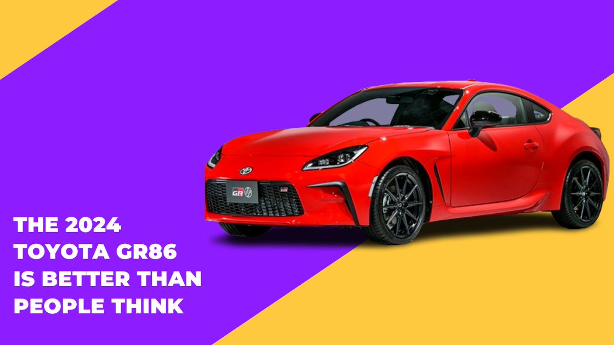 The 2024 Toyota GR86 Is Better Than People Think - Factinfo24 #ToyotaGR86, #SportsCar, #Performance, #DrivingExperience, #Innovation, #ToyotaPerformance, #GR86Revolution, #2024GR86, #CarEnthusiast, #SleekDesign,