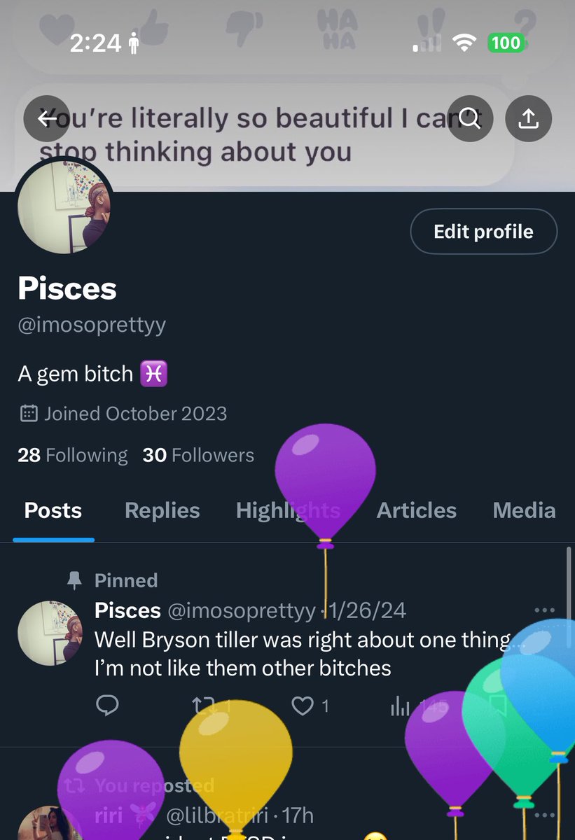 imosoprettyy's tweet photo. Hey itβs my birthday! #piscesznβοΈ https://t.co/gwG3OvcGV6