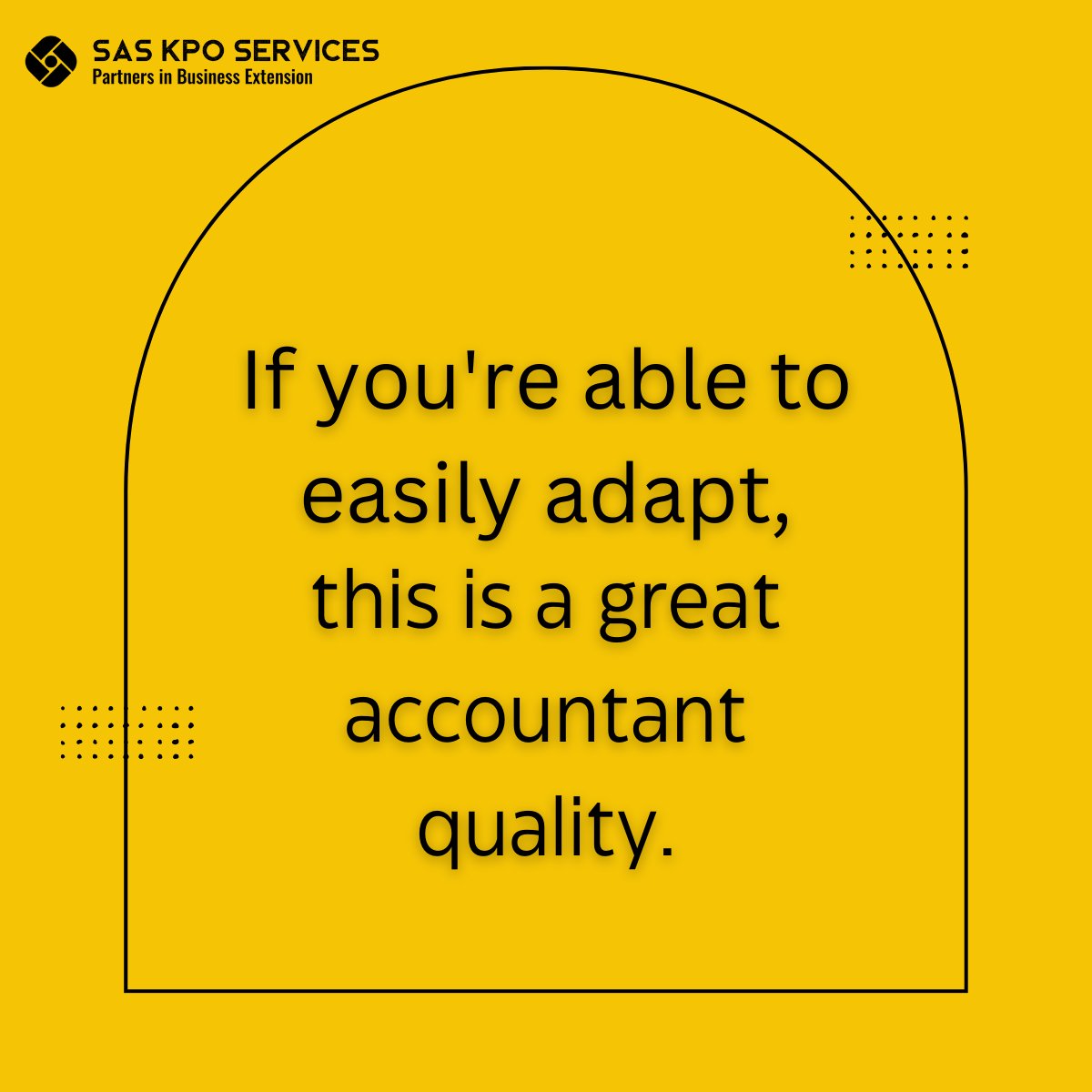 kpo_sas's tweet photo. Happy Friday everyone!

Adaptability is key!

Being able to adjust easily makes for a top-notch accountant.

(Accounts outsourcing UK, Tax outsourcing, Accounting services for UK)

#adaptability #accountingskills #success #sas #ukaccountants #linkedinfam #india #linkedinquotes https://t.co/VVs6qFhG9p