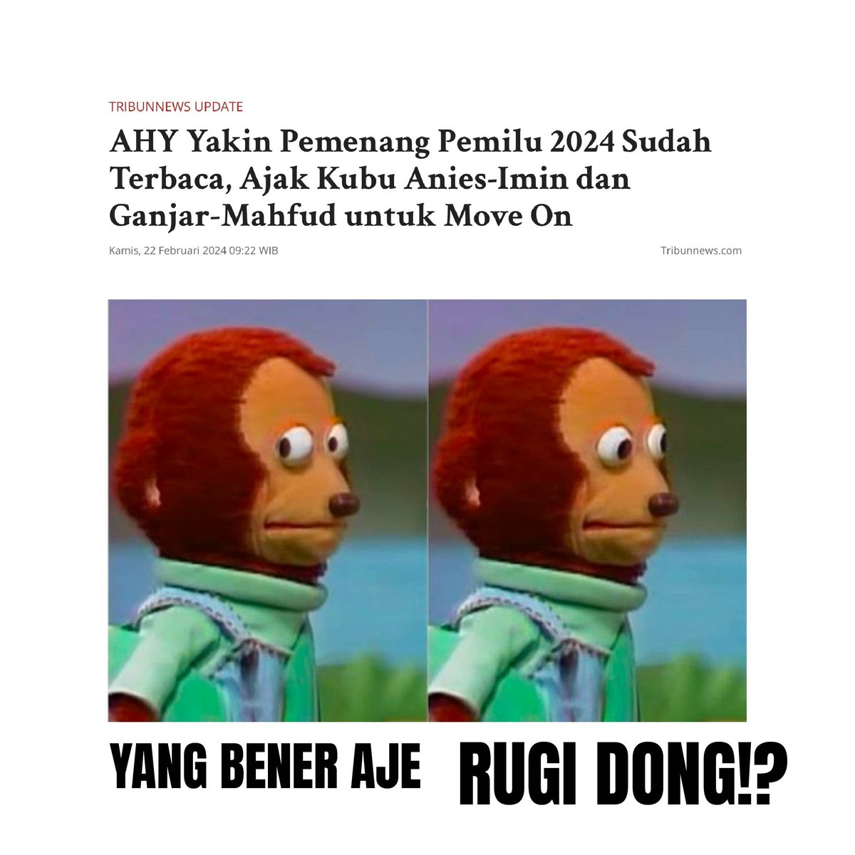 Disuruh move on soalnya udah kebagian 'kue' chuaaksss
#DukungHakAngket #Pemilu2024