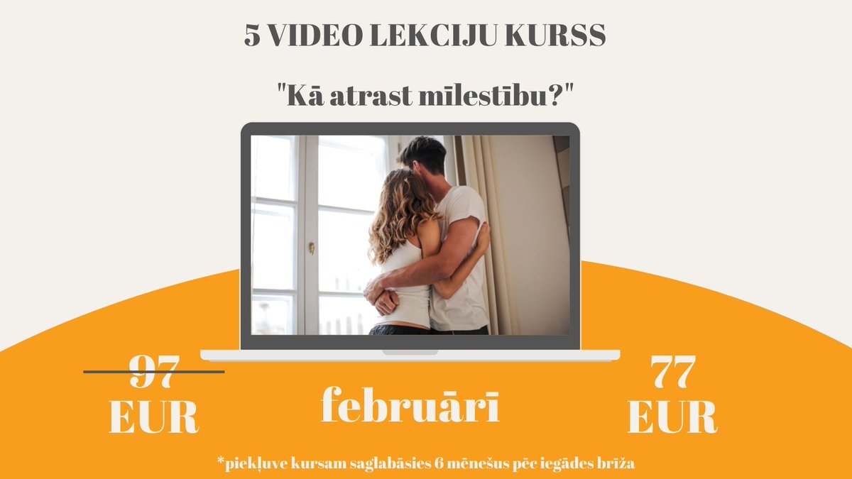 💕 Februārī kursam īpaša cena un dāvanā – 2 jautājumu &amp; atbilžu sesijas ar Vitu Kalniņu.

✨ Pievienojies - lina.lv/courses/ka-atr…