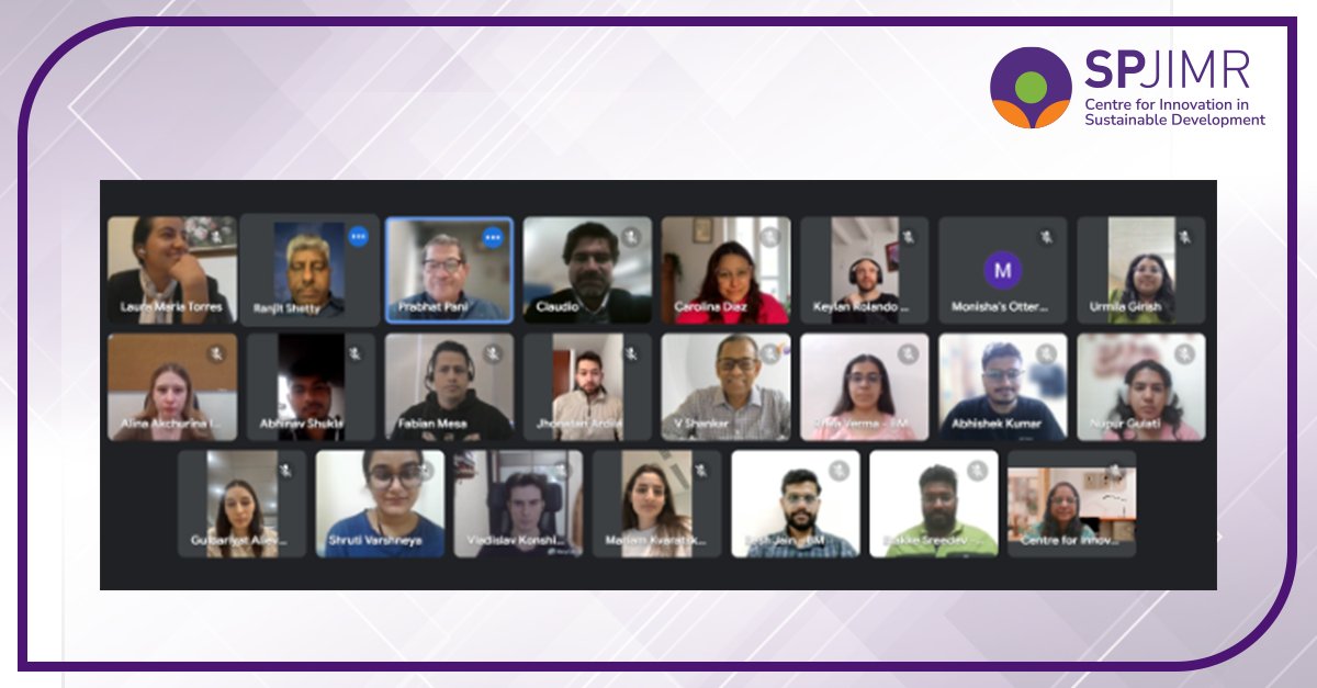 SPJIMR's tweet photo. Thrilled to announce the successful conclusion of the India module for the 2024 "Business and Social Impact in Emerging Markets" programme by SPJIMR's Centre for Innovation in Sustainable Development! #Sustainability #Innovation #SPJIMR #CISD #iamspjimr #wiseinnovation https://t.co/CyXi9MDcwc