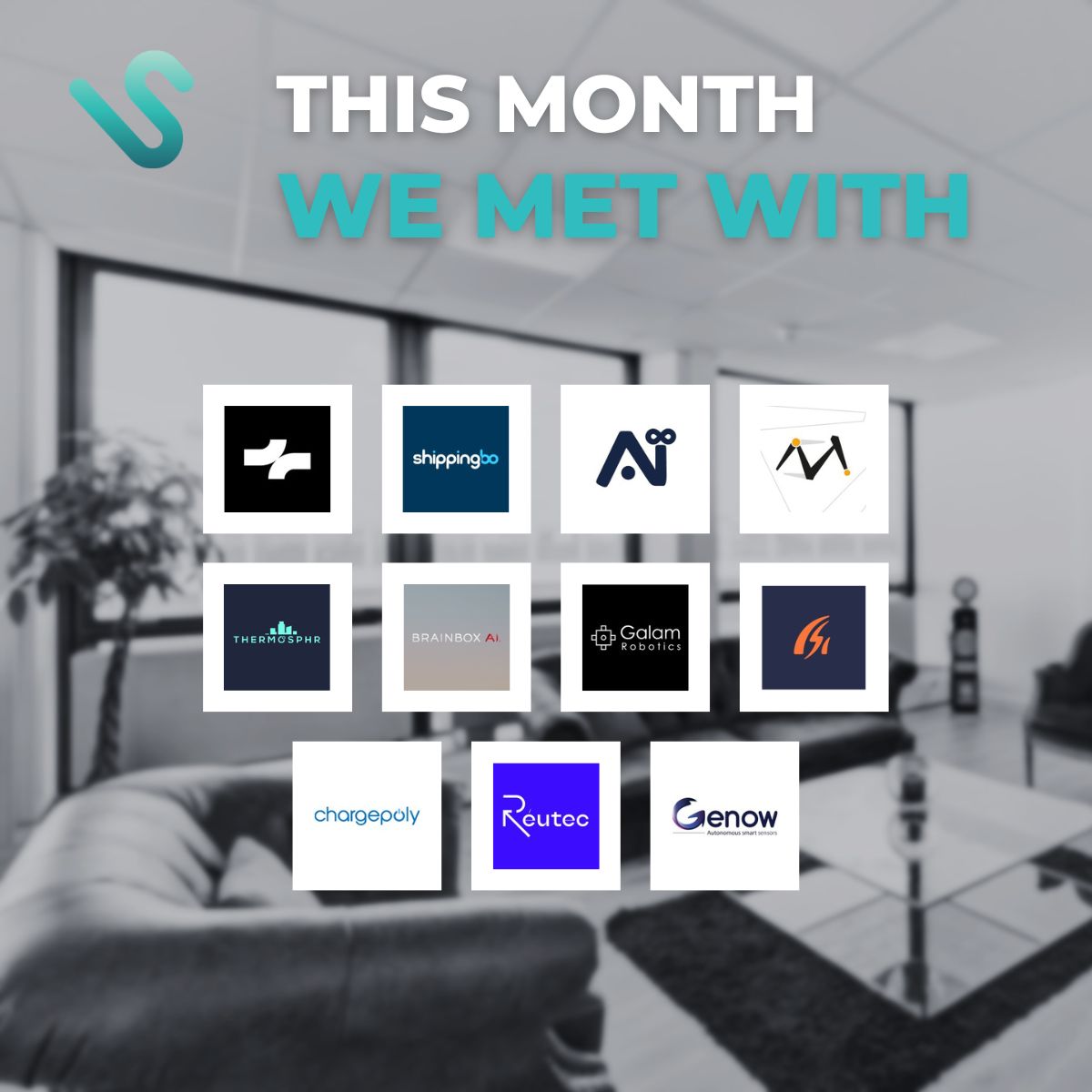 [sitting start-up 👥] This month our team met with: Spacefill, ShippingBo, Aitenders, Fleximodal, Thermosphr, Arainbox AI, Galam Robotics, Orus Energy, Chargepoly, Reutec, Genow.
➡️More information: urlz.fr/ps0d