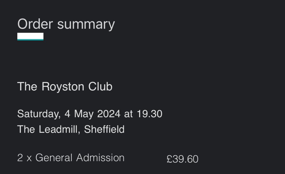 See you in May @TheRoystonClub 🥹
