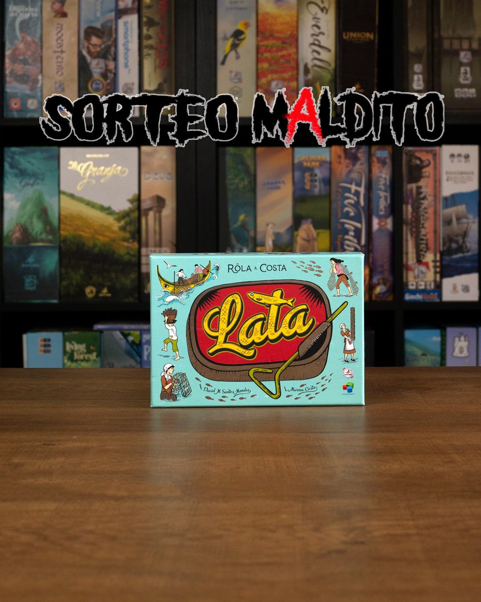 🔴SORTEO🔴 Con motivo del lanzamiento de Lata os proponemos un nuevo #sorteomaldito !!🎉🎉 Para participar: 🔺Sigue la cuenta @MalditoGamesES 🔺Repostea 🔺Menciona 3 personas con las que jugarías Anunciaremos la persona ganadora el 05/03/24 ¡Mucha suerte!