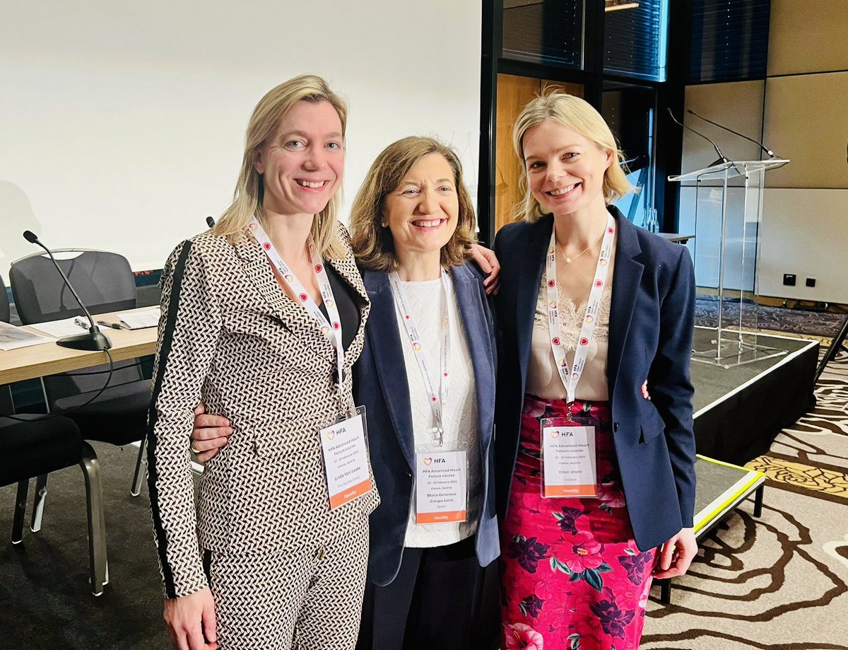 heartofthemater's tweet photo. 🌟 Wonderful to share the faculty stage #HFA_ESC #AdvancedHeartFailure with legend @MG_Crespo_Leiro & @LindaVanLaake missing @MajaCikes
Well done @FinnGustafsson https://t.co/JNrTkHSafx