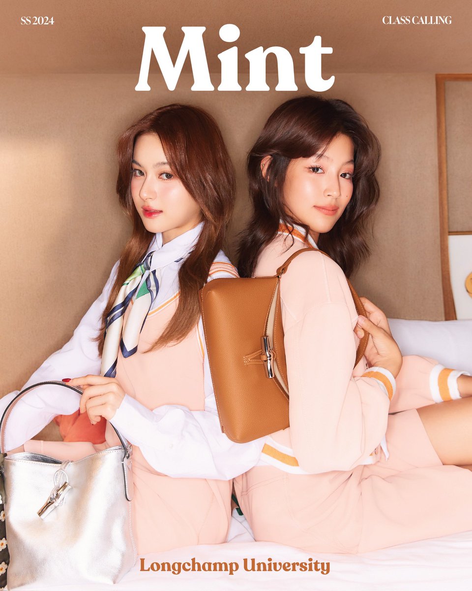 จะหยุดน่ารักกี่โมง... จัดมาอีกภาพแฟชั่นเซ็ตของสาว #พรีมชนิกานต์ #ใบปอธิติยา จับมือมาอัปลุคชิคหลากสไตล์ใน #MintDigitalCover ประจำเดือนกุมภาพันธ์ กับ #LongchampUniversity จากคอลเล็กชั่นใหม่ #LongchampSS24💚

#PrimBaiporXMintMagTH
#primiily #bbaiporuary 
#MintMagTH