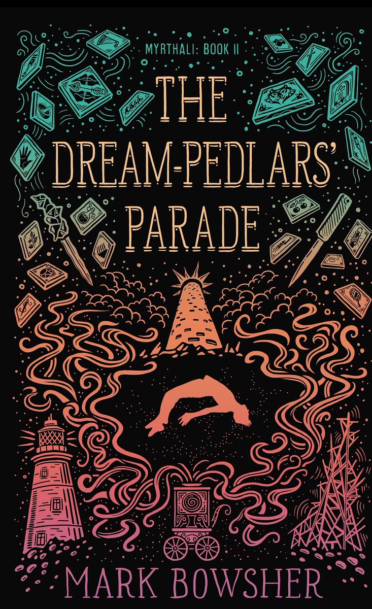 Excited to finally reveal the cover for Myrthali Book 2: The Dream-Pedlars’ Parade. Stunning artwork by @streamofstars. I’ll need all your help to get this book out there - pls do pledge if you can! #yafantasy #coverreveal kickstarter.com/projects/myrth…