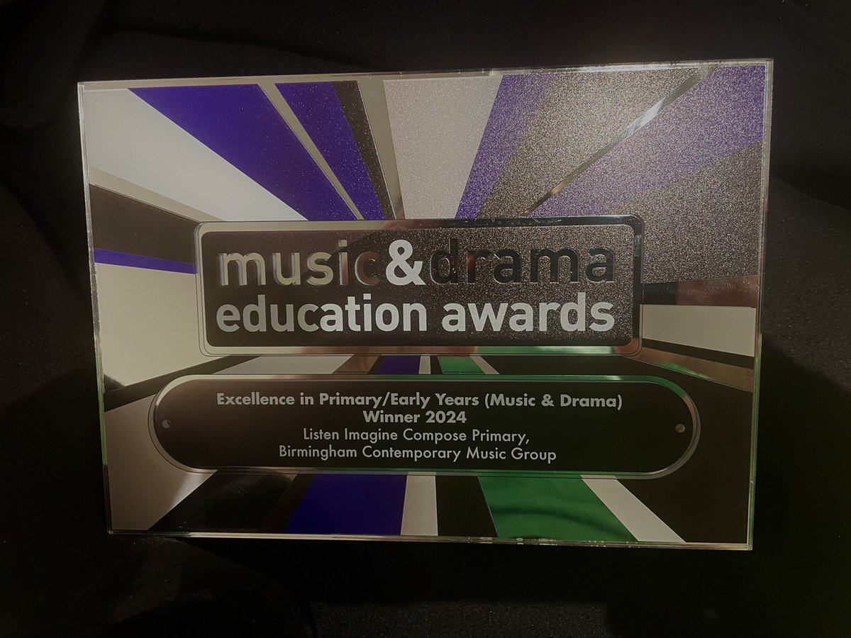 BCMG's tweet photo. BCMG’s name might be on this award but this was a truly collaborative project. This is also for our fabulous our project partners @CSPACE_BCU @soundandmusic @SFE_MS @Bristol_Beacon. https://t.co/Nyj5py2szn