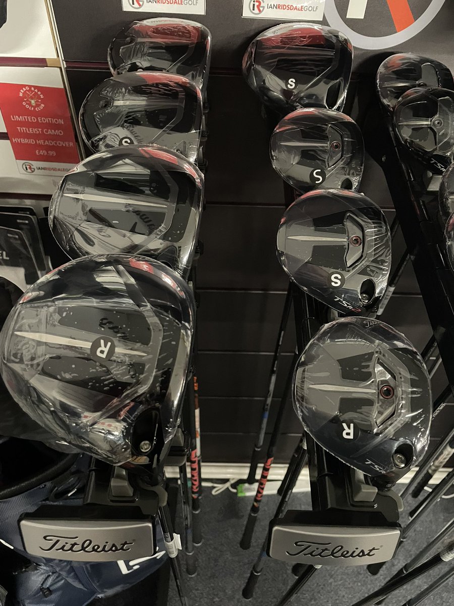 DaveCurlGolf's tweet photo. New @TitleistEurope TSR Family are back in stock here @WragBarnProShop
If you want to #FindYourFaster call 01793 766027 to book a fitting for TSR Woods, T Series Irons, & Vokey Wedges!
#TSR #TSeries #Sharpenyourshortgame #titleist #teamtitleist #itsatitleist #golf https://t.co/nuGUu1ZSyw