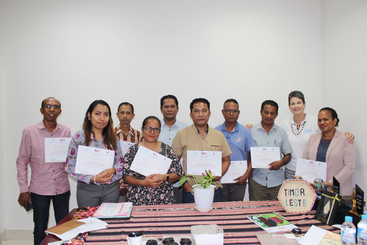 On 23 February 2024, UNIDO provided training to the IQTL, I.P management team on QI systems assessment and how to use the assessment results to develop QI improvement plans, delivered by the Chief Technical Advisor, Dr. Palmira Lopez-Fresno.