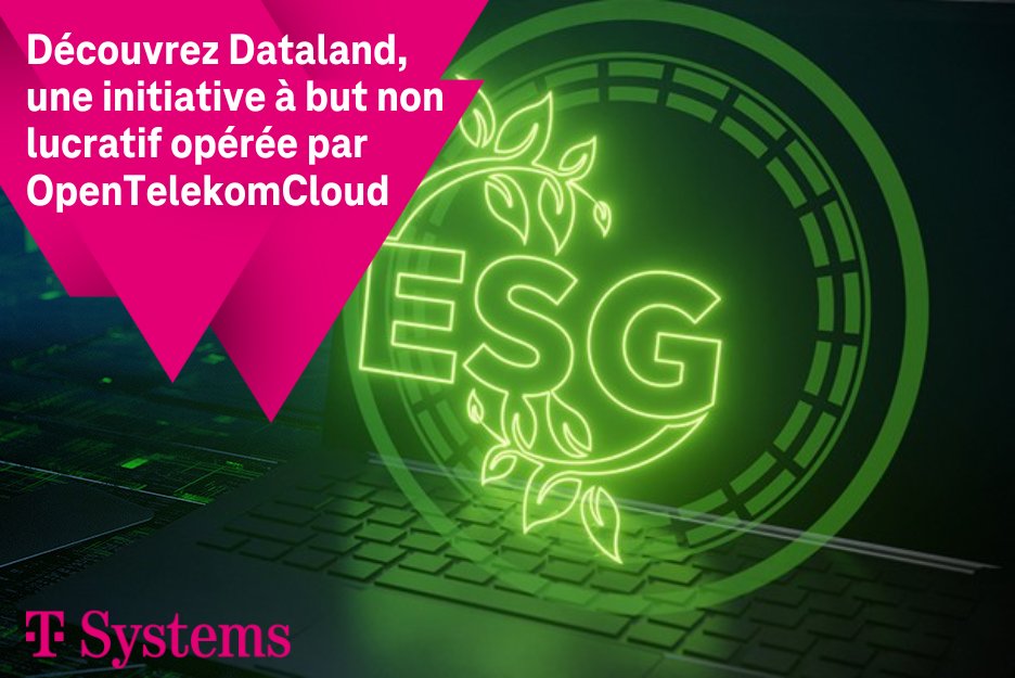👉 Dataland : un écosystème de données #ESG pour le marché financier, soutenu par #OpenTelekomCloud.

Une initiative collaborative qui vise à améliorer la qualité et la quantité des données, surtout pour les small caps ! 🌍