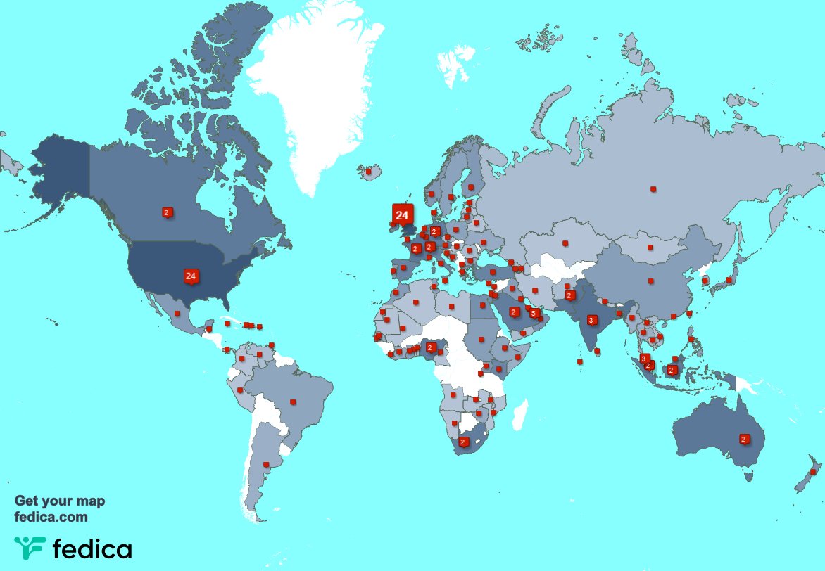 I have 16 new followers from France, and more last week. See fedica.com/!HuttonIF