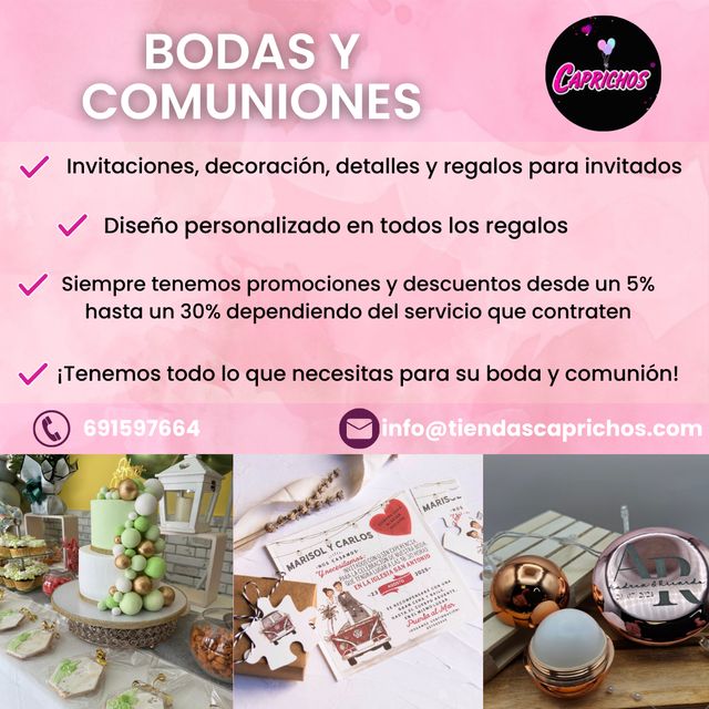 Celebra con nosotros y nuestro catálogo de servicios...