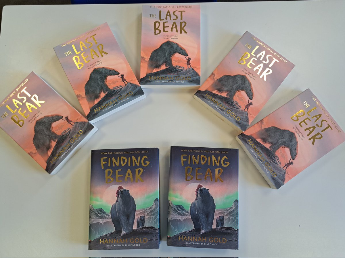 RachelKellie13's tweet photo. Excited that KS3 Book Club will begin reading @HGold_author the Last Bear. I even ordered copies of Finding Bear for them to read after!! #bookclub #pupilschoice #excitedtoread https://t.co/TkfUCRc3gK