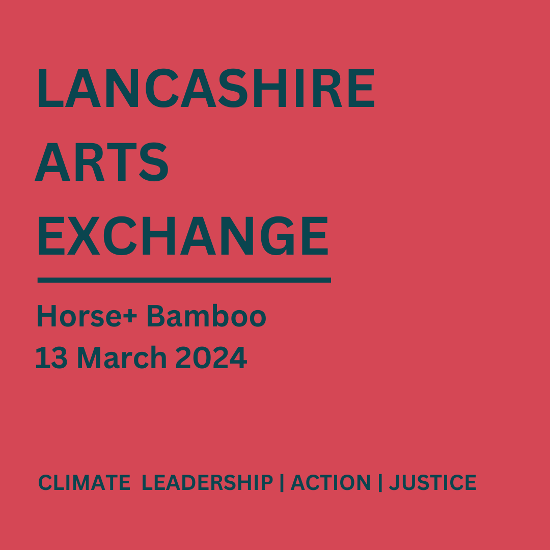 Arts Lancashire (@artslancashire) on Twitter photo We've just published the full programme for this year's Lancashire Arts Exchange on Climate Leadership, Action & Justice in the arts.
Join the discussion <a href="/HorseandBamboo/">Horse + Bamboo</a>
⏰9.30am - 3pm
🗓️Wednesday 13 March
🎟️£5 incl lunch
Find out more / book: tinyurl.com/5n6udk83 We've just published the full programme for this year's Lancashire Arts Exchange on Climate Leadership, Action & Justice in the arts.
Join the discussion <a href="/HorseandBamboo/">Horse + Bamboo</a>
⏰9.30am - 3pm
🗓️Wednesday 13 March
🎟️£5 incl lunch
Find out more / book: tinyurl.com/5n6udk83