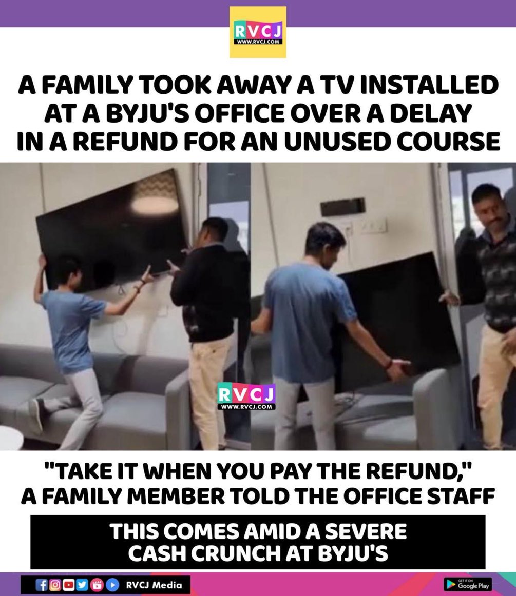 MayyaPavan's tweet photo. Byju's Downfall #Byjus #ByjusScam https://t.co/TLZXHk2Ezb